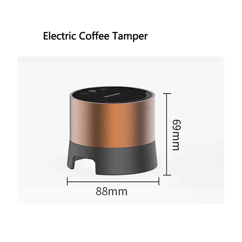 58MM Portable Coffee Tamper Electric Coffee Tamper Rechargeable Tamper Flat Espresso Coffee Tools