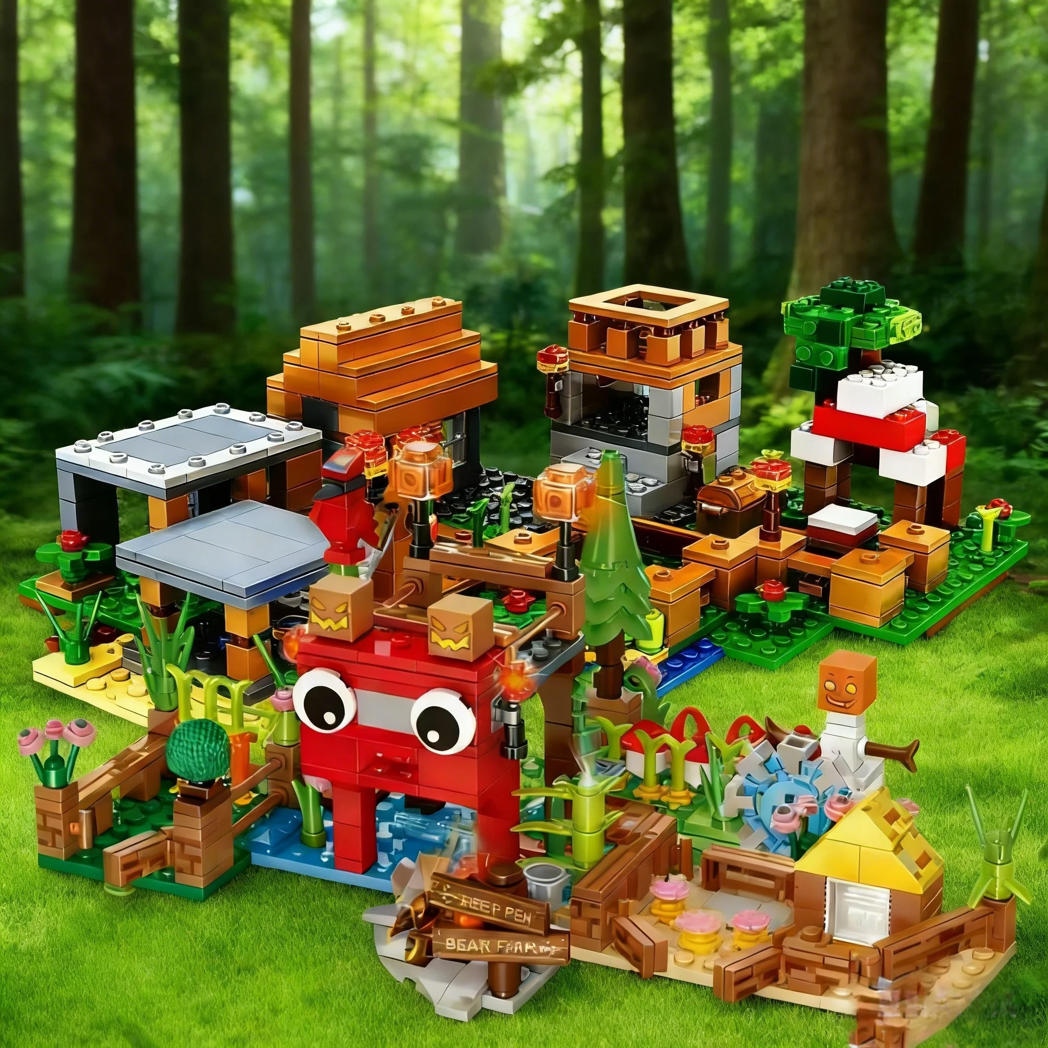 

1000+PCS Dawn Luxury Village Island Combo Stackable Building Blocks | Decoration & Collection