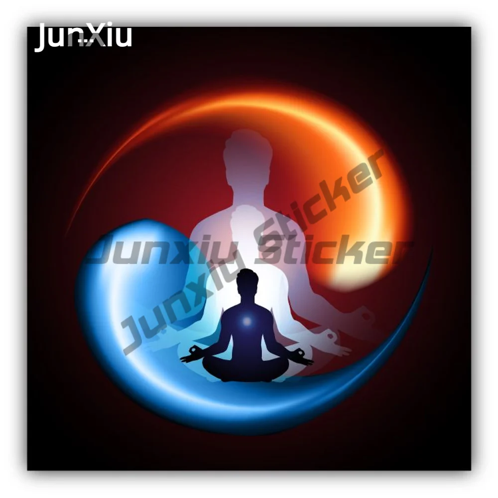 

Meditation Yoga Car Sticker Window Bumper Truck Pickup 4x4 Off Road Decal Decoration Stickers For Rv Car Decoration Camper Deca