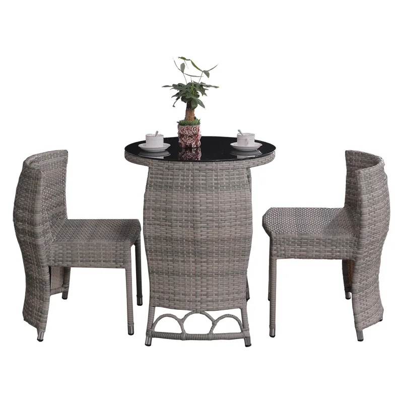 

Outdoor storage table and chair courtyard leisure open-air terrace garden rattan chair combination furniture