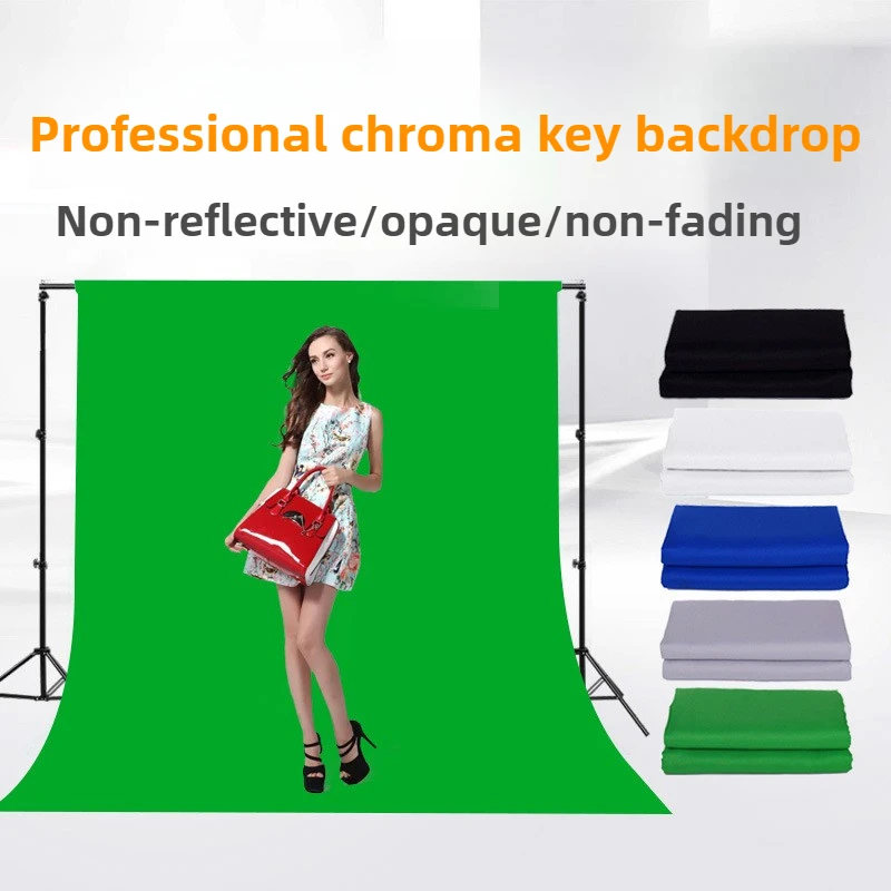 Background 2*1.5m For Photography Backdrops White/Black/Green Screen Chroma Key Studio Photo Shooting Backdrop Cloth Paper