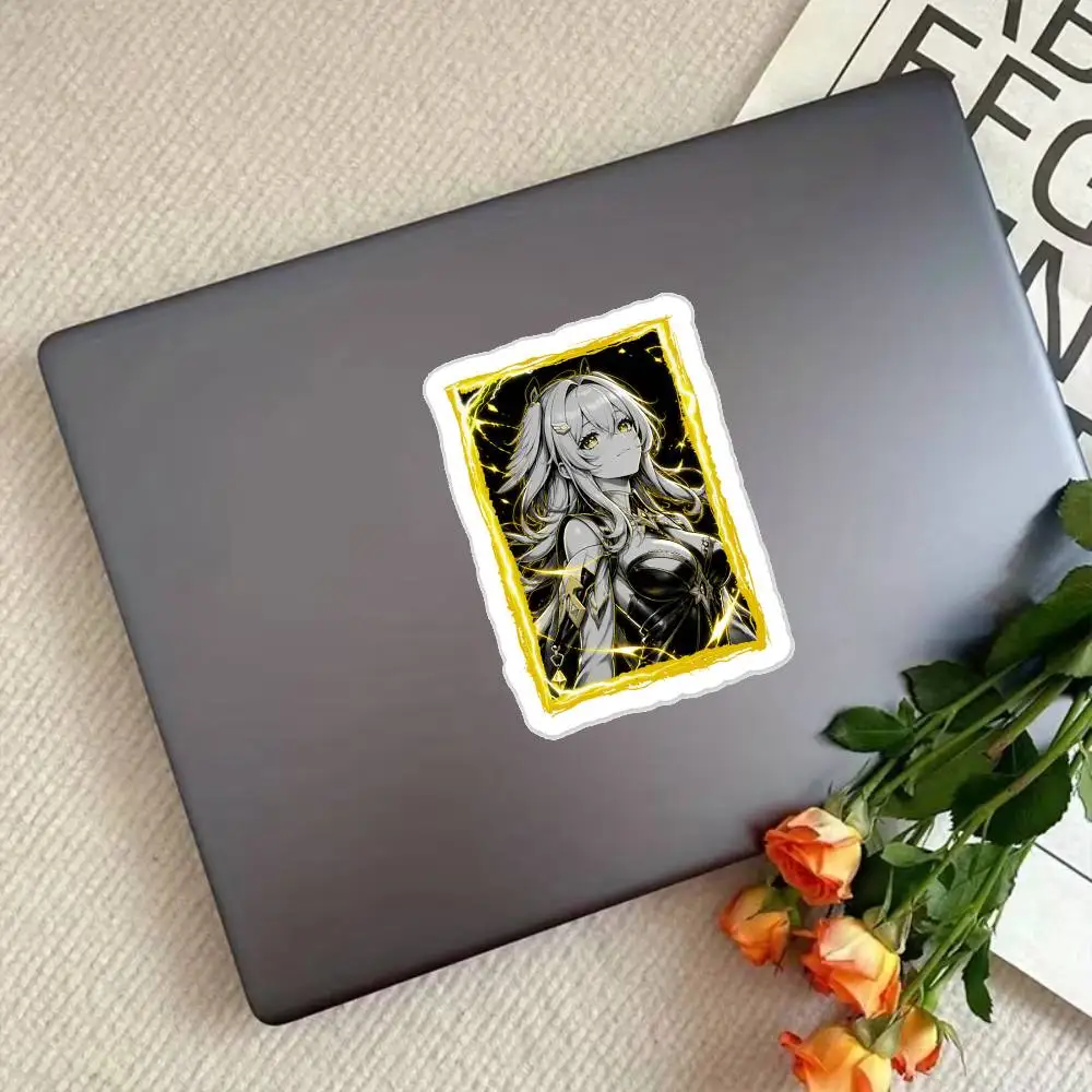 Linnea Genshin Impact Waterproof Stickers For Decorating Car Windows Motorcycles And Computers.