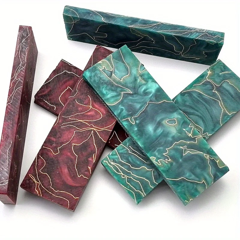 1 قطعة شبكة الراتنج والنحاس مركب لتقوم بها بنفسك مقبض السكين عدة صياغة المواد لمقابض مقلاع والمزيد DIY بها بنفسك المواد جميلة