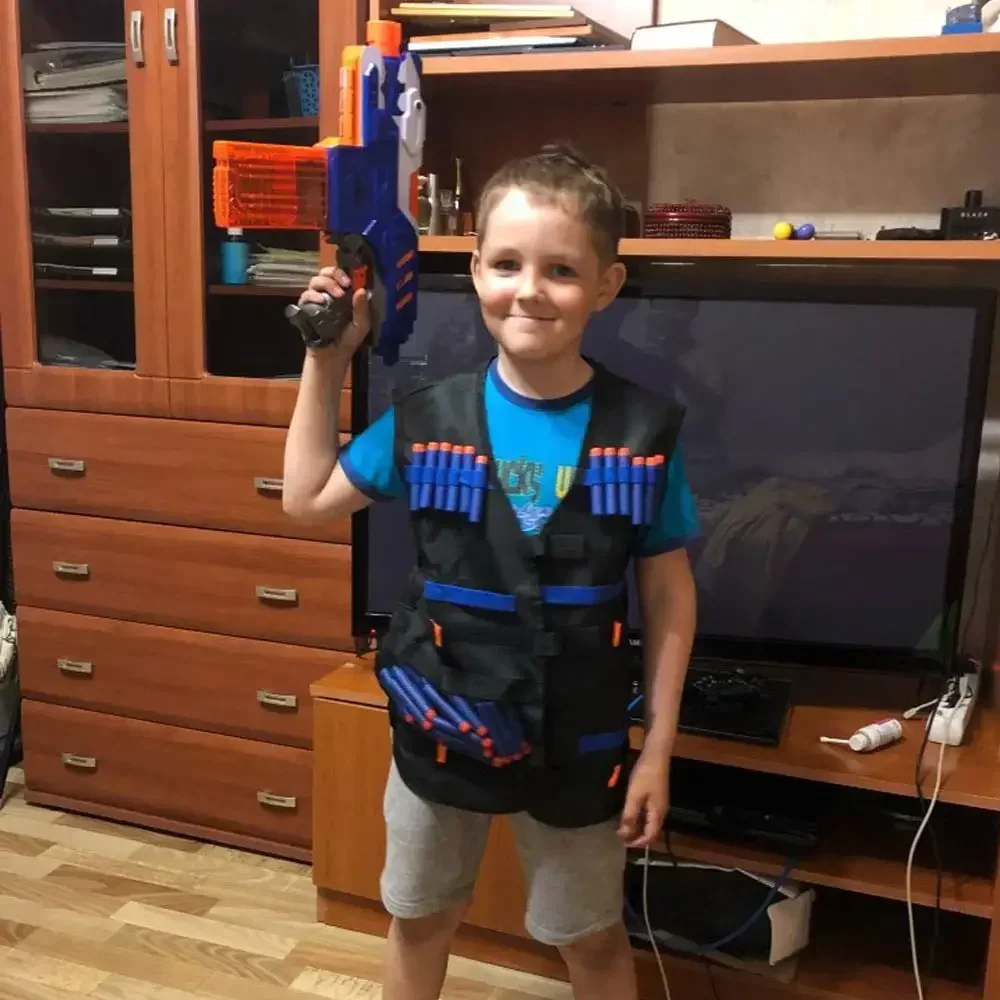 Peluru Lunak EVA F100Pcs 7.2cm Untuk Balas, Kepala Berlubang, Isi Ulang Dart, Mainan Outdoor, Pistol Anak Laki-laki Untuk Seri Blasters Anak-anak