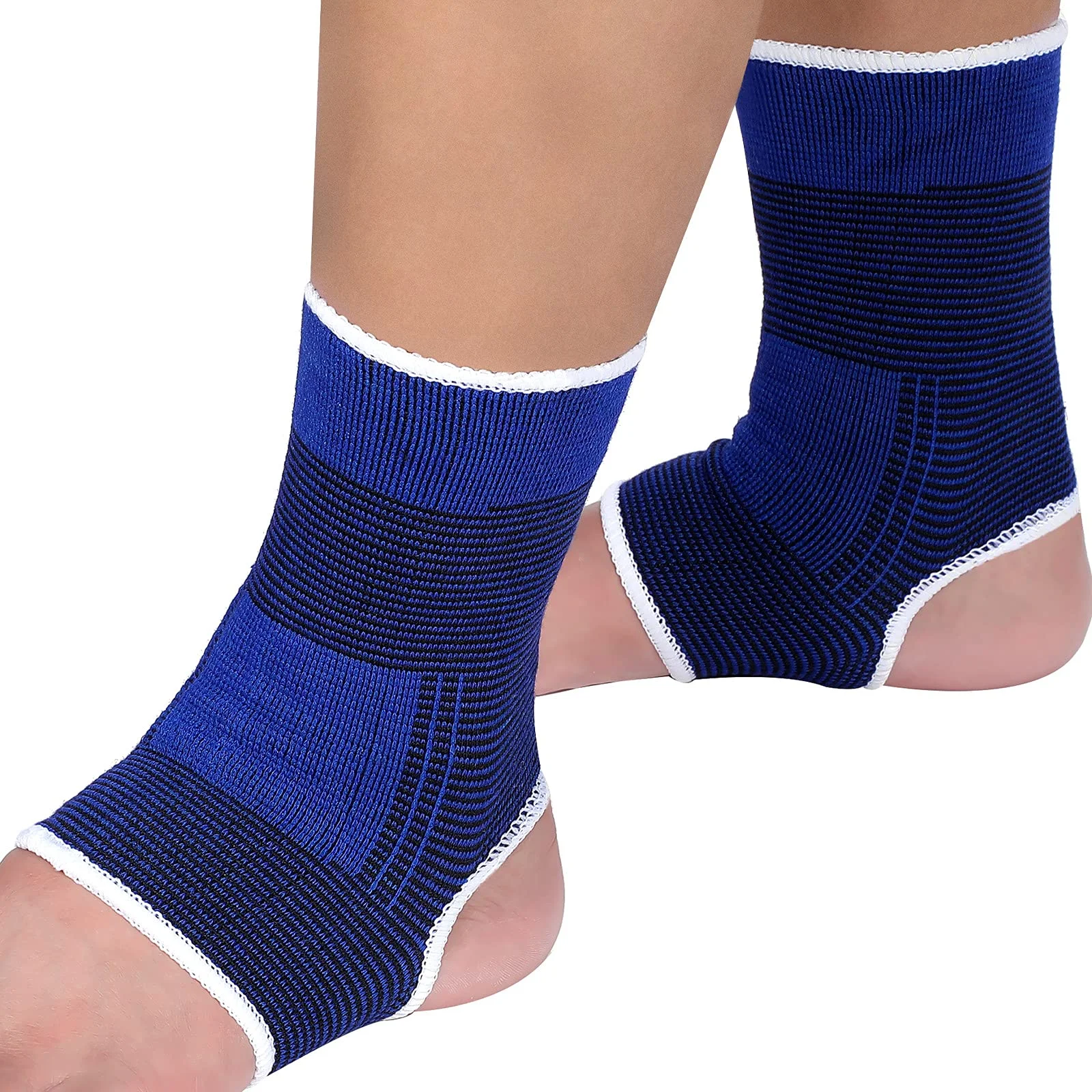 Running Gear Used - 1 paar elastische, ademende enkelsteunen in