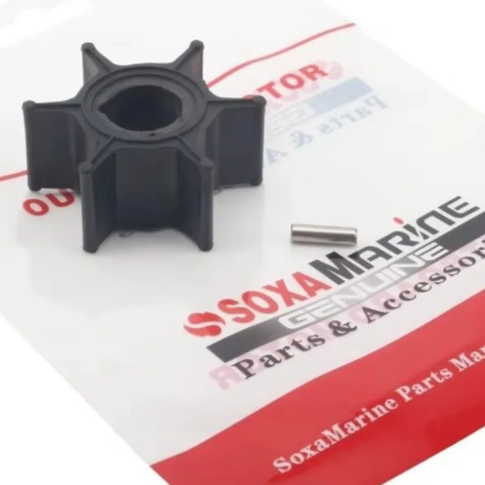 

47-8037481 Water Pump Impeller & Key For Mercury 2 Stroke 4 Str 6 8 9.8 9.9 HP 2 cyl Outboard Boat Motor 18-8920