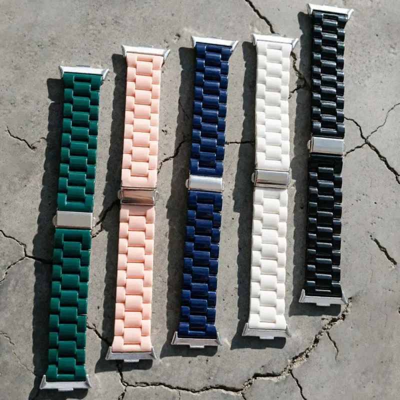 Bunte Harz-Armbänder für Redmi Watch 4, 5, 6, Macaron-Ersatzarmband, Zubehör für Xiaomi Miband 8Pro, 9 Pro, 10Pro