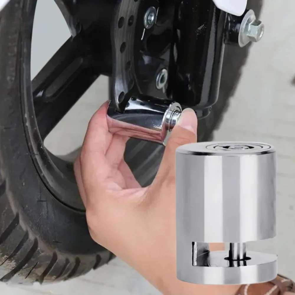 Universal Bicycle Rotundity Metal Lock Security Anti-Theft Disc Brake Lock Portable for Bicycle Motorcycle Security Accessories