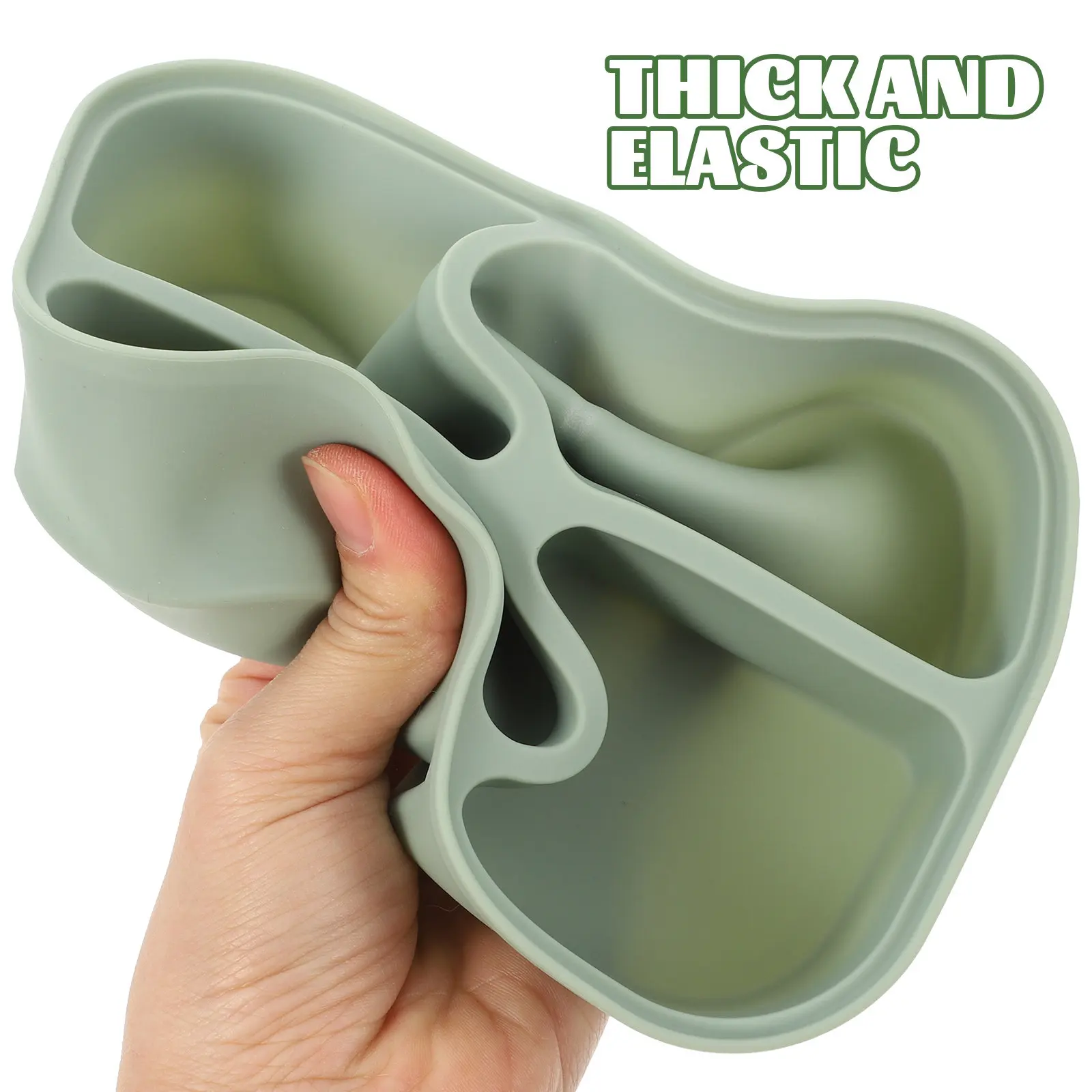 

Силиконовый контейнер для заморозки продуктов, многосекционный, малой емкости, для детских закусок, многофункциональный органайзер для хранения в холодильнике для малышей