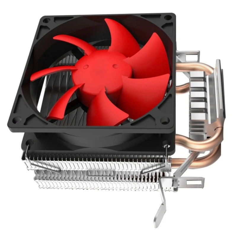  Efficient CPU Cooling Fan With Double Heat Pipes And 35CFM Airflows For Optimaled Heat Management