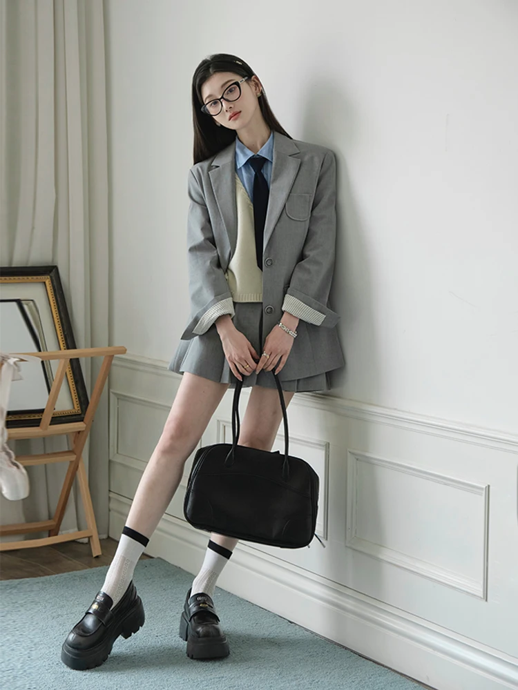 

Комплект ChillCozy Mahe: Элитный модный костюм с брюками и рубашкой, женский, весенний, с длинным рукавом, на пуговицах, из плоскотканого материала, с вышивкой