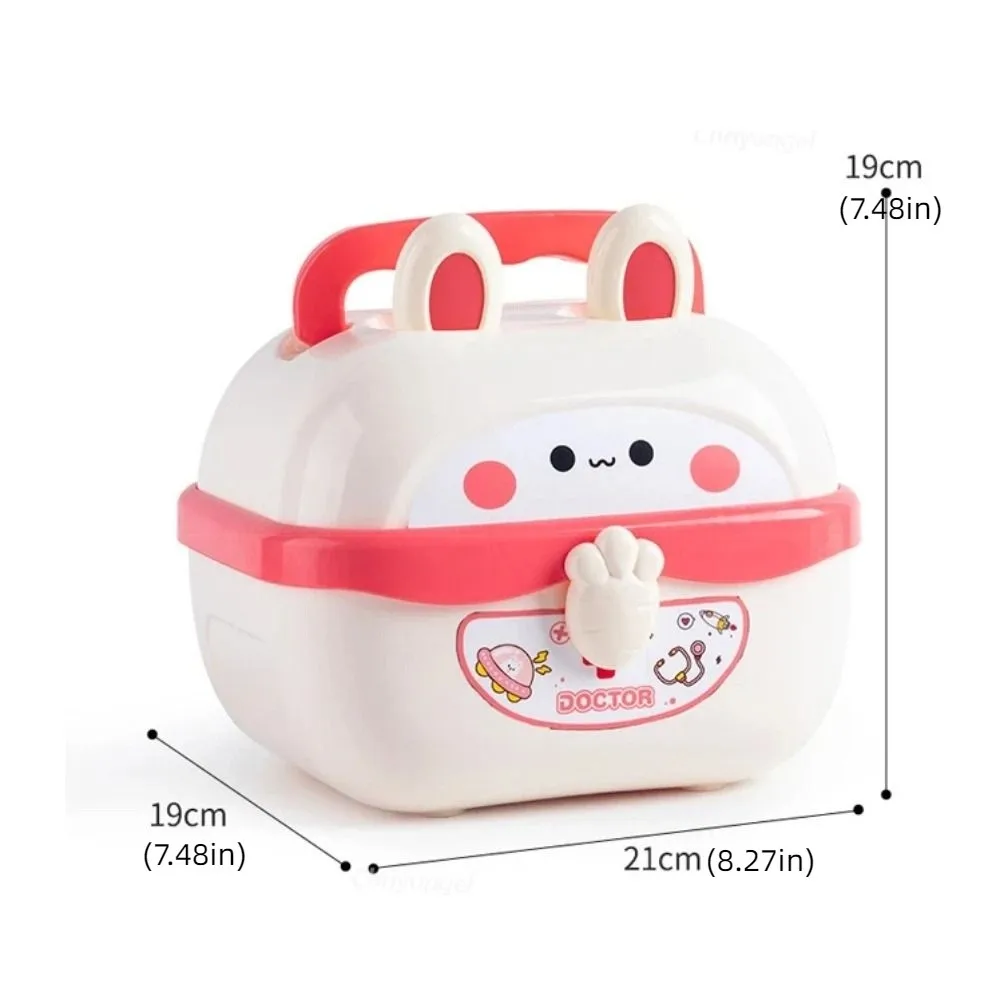 シミュレーション歯医者さんボックス ドクターごっこ遊びキット 教育ゲーム ロールプレイングゲーム 聴診器付きドクターセット