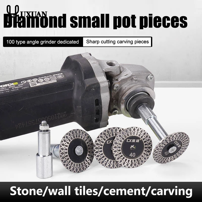 

【New】Cutting Disc For Grinder Granite Stone Material Concrete Carving Disc 4 Cm Grinding Diamond Saw Dry Cutting
