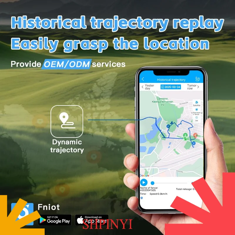 Real-Time GPS Dog Tracker with Training Function Electronic Fence Collar Accessory PC View GSM WIFI Positioning 1-Year Warranty