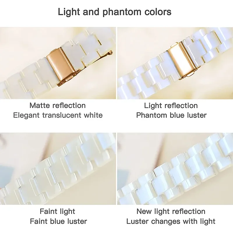 Cinturino in resina colorata alla moda per cinturino iwatch Series 7 SE 6 5 4 per cinturino Apple Watch 41mm 45mm 42mm 44mm 38mm 40mm