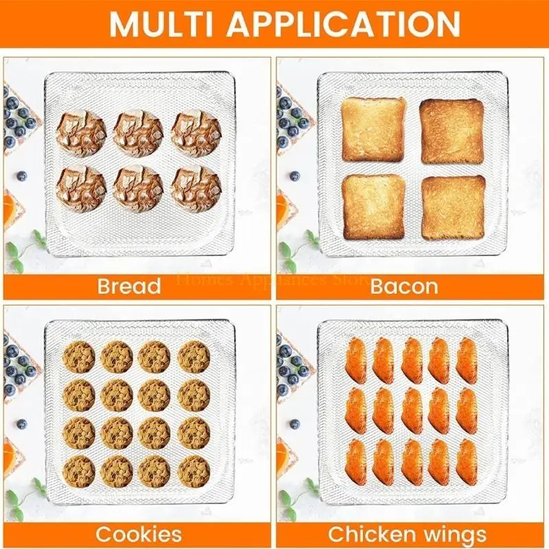 D0AB Air Fryers จานที่คมชัดขึ้นจานเตาย่างจานเตาย่างแบบไม่ติดกระทะ
