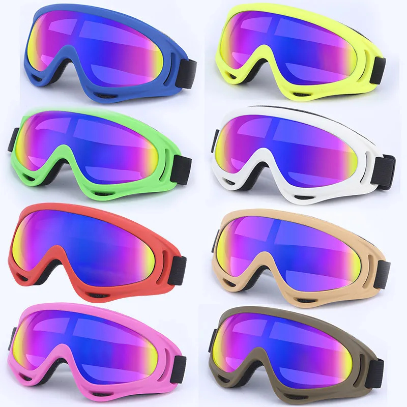 Lunettes de neige coupe-vent pour moto, lunettes d\'équitation, lunettes de ski tout-terrain, sports de plein air, lunettes de soleil d\'hiver