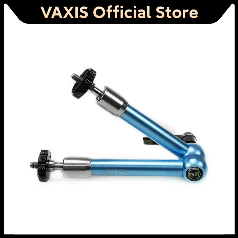 

Vaxis Adjustable Articulating Magic arm Noga arm 11" with Both 1/4" or 1/4" and 3/8" Thread Screw for LCD Monitor/LED Lights