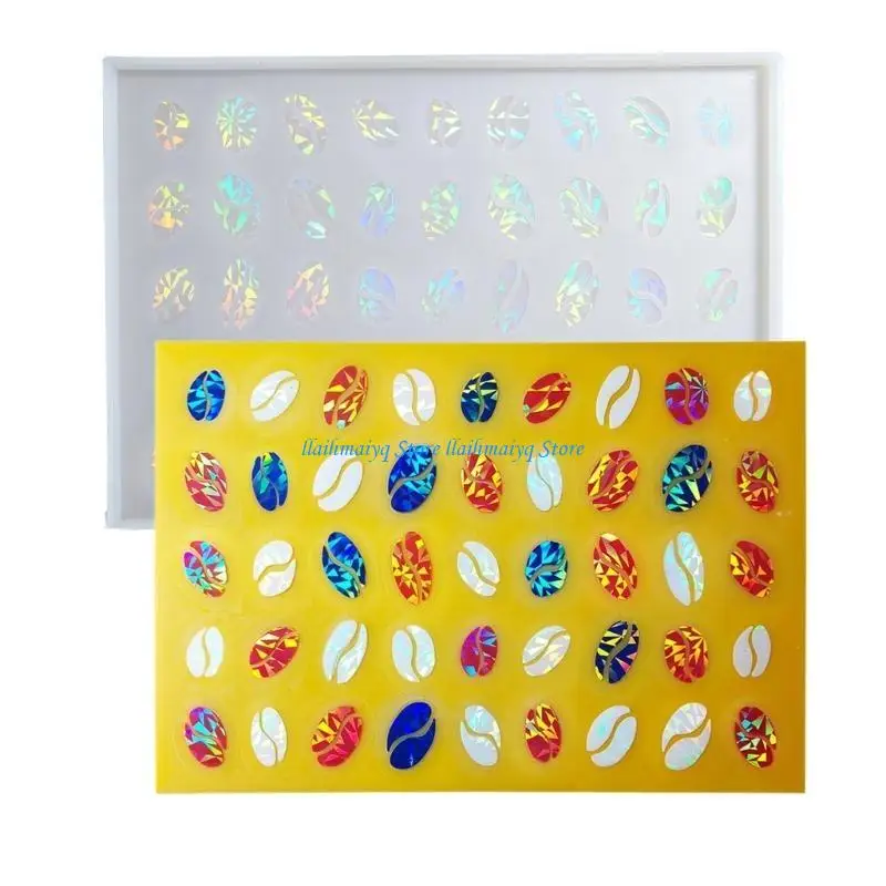 

573B Large Epoxy Resin Mold for Coasters and Trays Decorative Trays Making Tools Irregular Rectangle Jewelry Mould