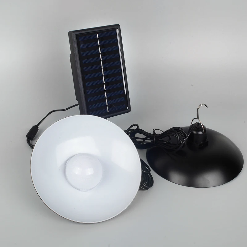 

Solar Panel Chandelier Led Solar Pendant Light Powered Lamp White/Warm light with Remote Control Camping Outdoor Garden