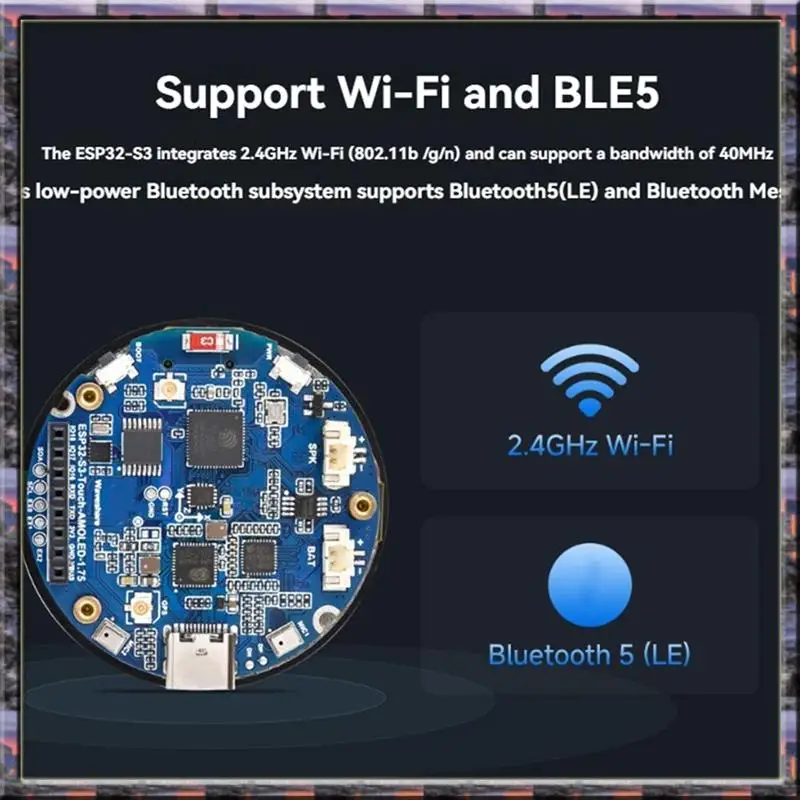 

Лидер продаж ESP32 Deepseek Xiaozhi AI робот для голосового чата 1,75-дюймовый сенсорный экран макетная плата с динамиком поддержка распознавания голоса