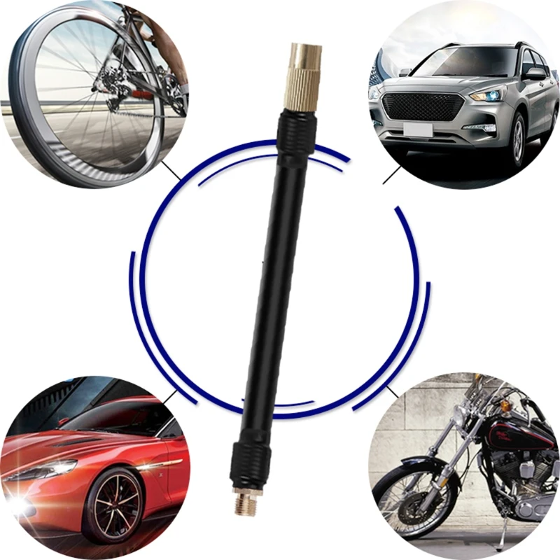 Air Compressor Extension Tube Adapter Twist Car Inflator Hose Air Pump Pipe Tube Quick Inflation Chuck Adapter