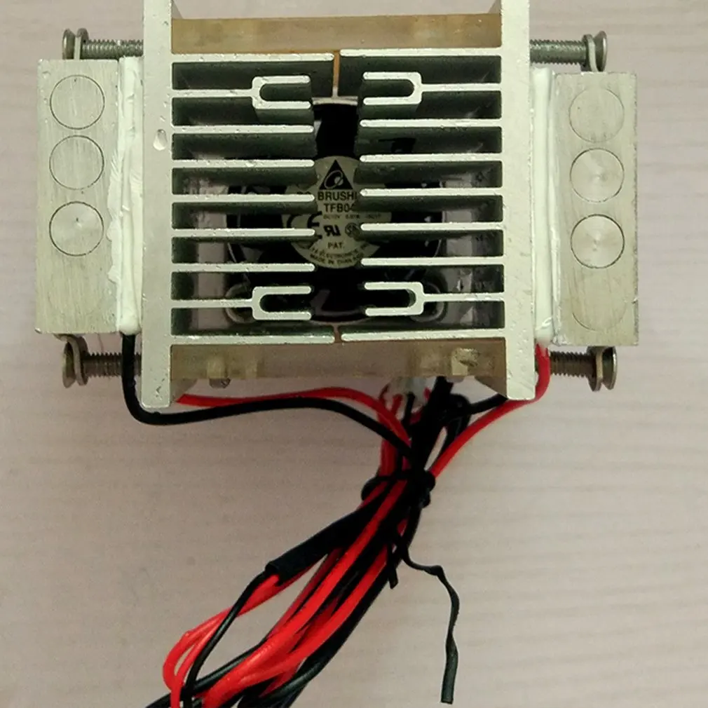 1PCS Diy 120w Tec Peltier Semiconductor Refrigerator Water Cooling Air Conditioning Mechanism For Cooling And Fan Hot