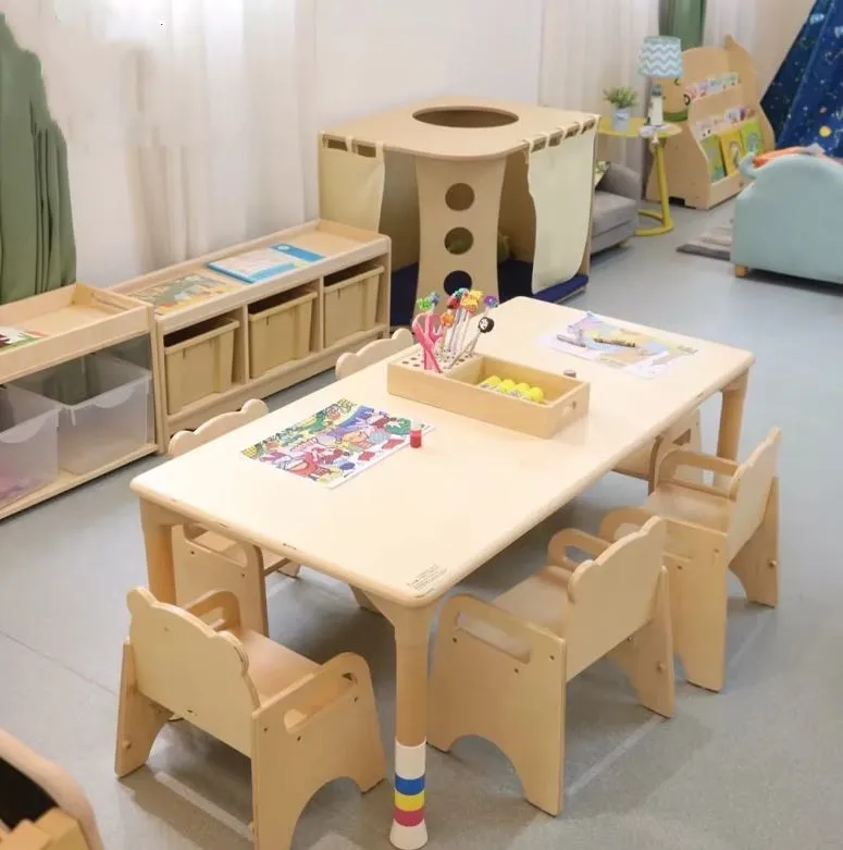 Kindergarten Cubbies Lockers Daycare Childcare Centre Nursery Table and Chair Set Montessori Preschool Toddler Furniture Sets