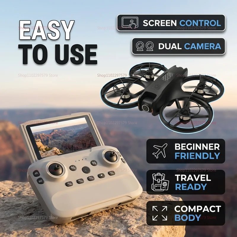 2026年新型M5飛行機 空撮HDリモコン式子供用航空機 デ - Drone Aerial Photography のレビューと価格