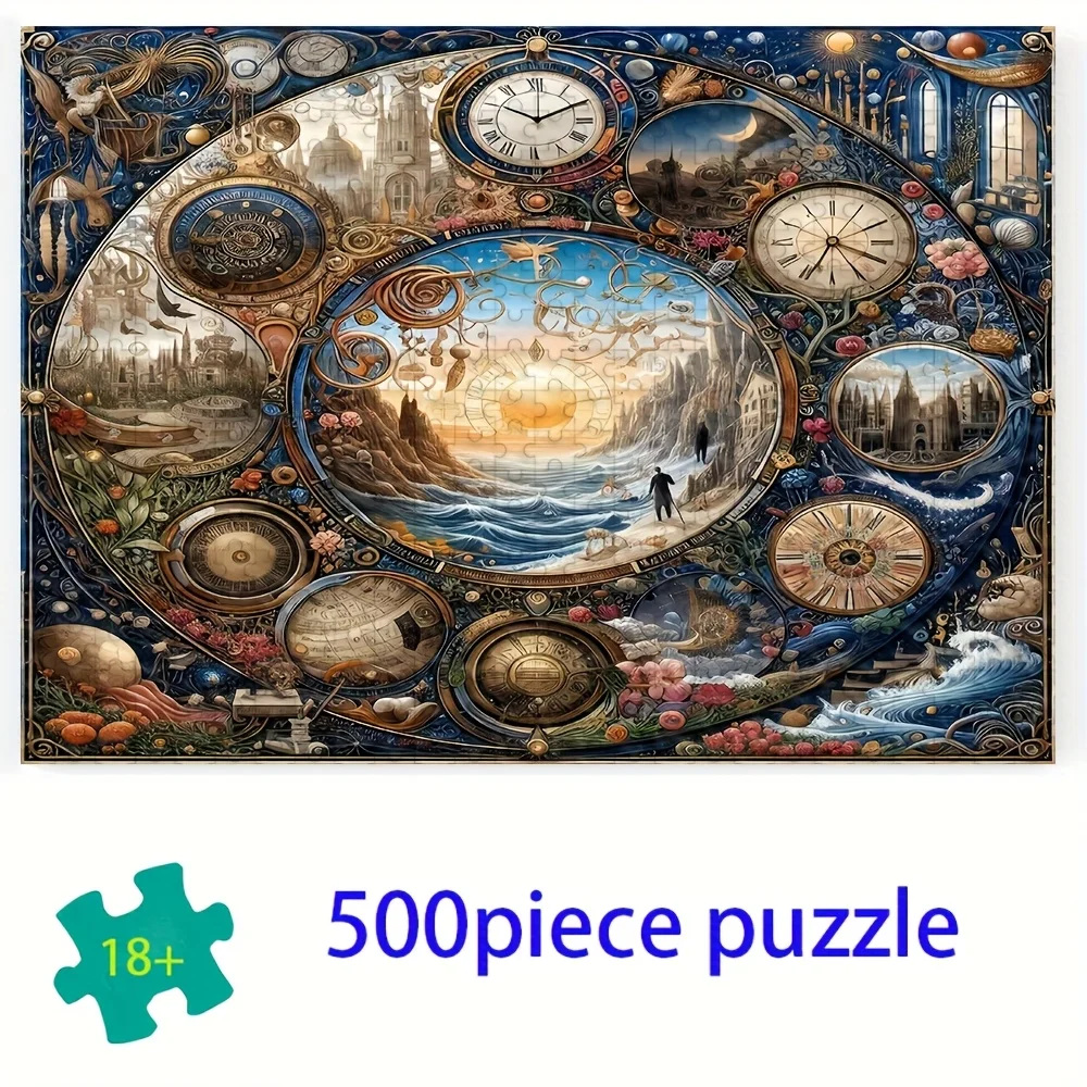 ปริศนาสำหรับผู้ใหญ่ 500/1000 ชิ้น |   เกมครอบครัวที่สนุกสนานและคลายเครียดคุณภาพสูง เหมาะสำหรับวันเกิด คริสต์มาส ฮาโลวีน และเป็นของขวัญ