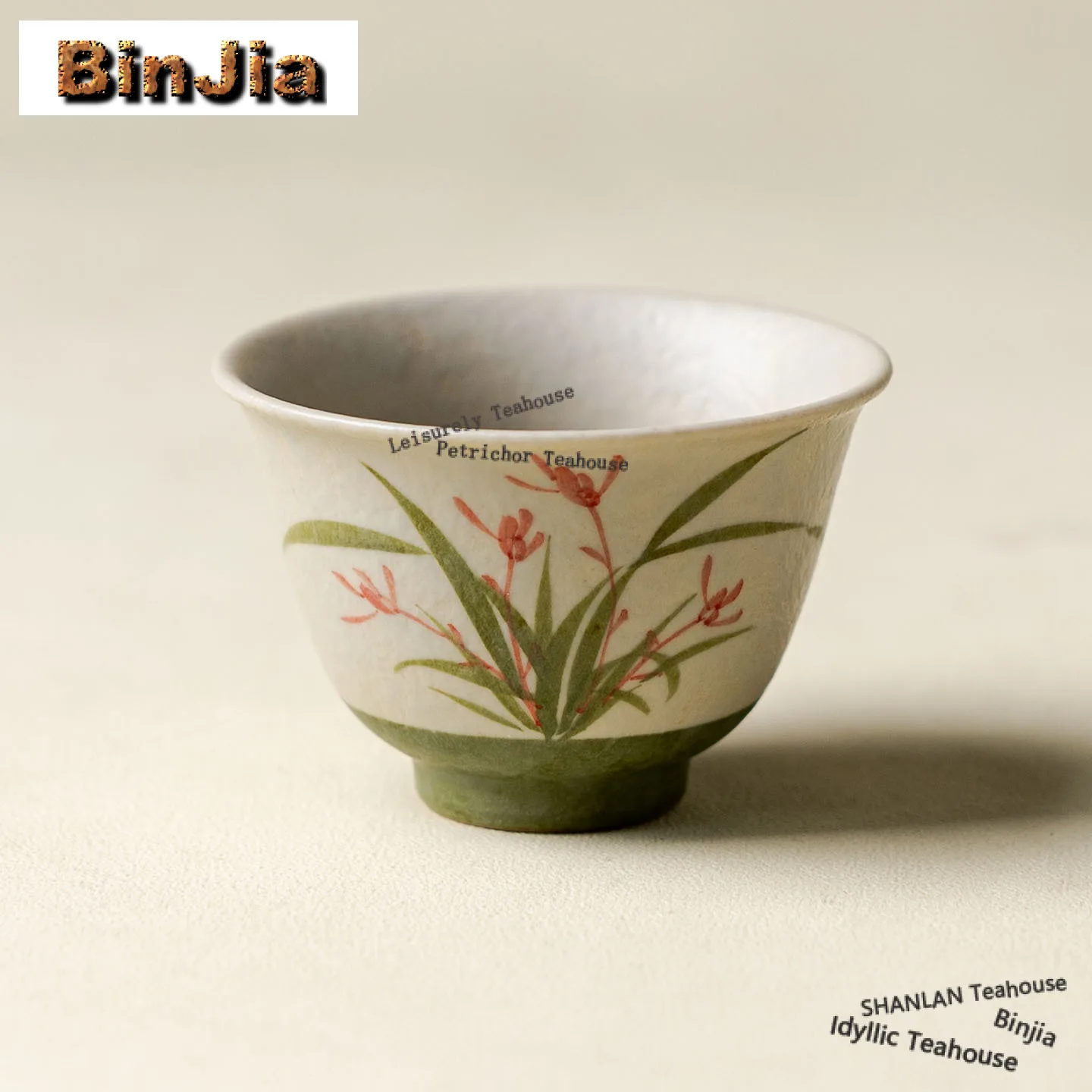 

Чайная чашка 50 мл, расписная вручную, с изображением весенних орхидей и магнолий, бутиковая чайная чашка, чайная пара, персональная чашка для дегустации чая, чашки мастера Цзяньцзянь, чайная посуда