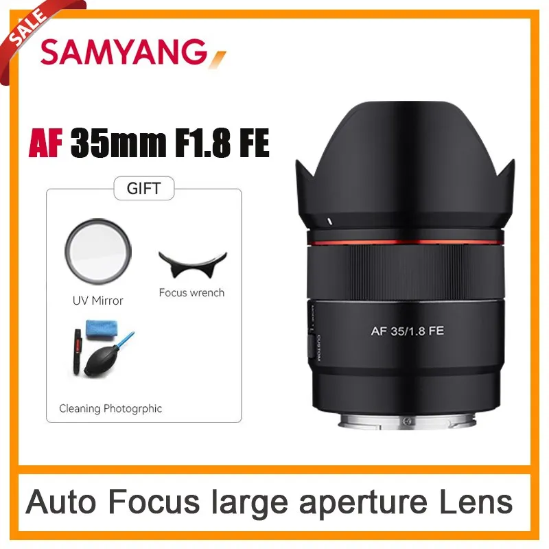 

Samyang AF 35mm f1.8 FE Lens Large aperture for Sony E/FE A7RIII A7 PK Viltrox 7artisans Yongnuo lens Full-Frame Auto focus