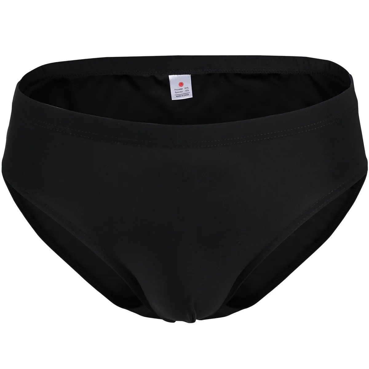 

Men's panties polyester ice silk briefs solid color thin low-rise sexy underpants