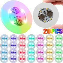 LEDコースターステッカー,電池式,明るいガラス,カップパッド,ランプ,酒瓶,クッション,バー,パーティーの装飾ライト