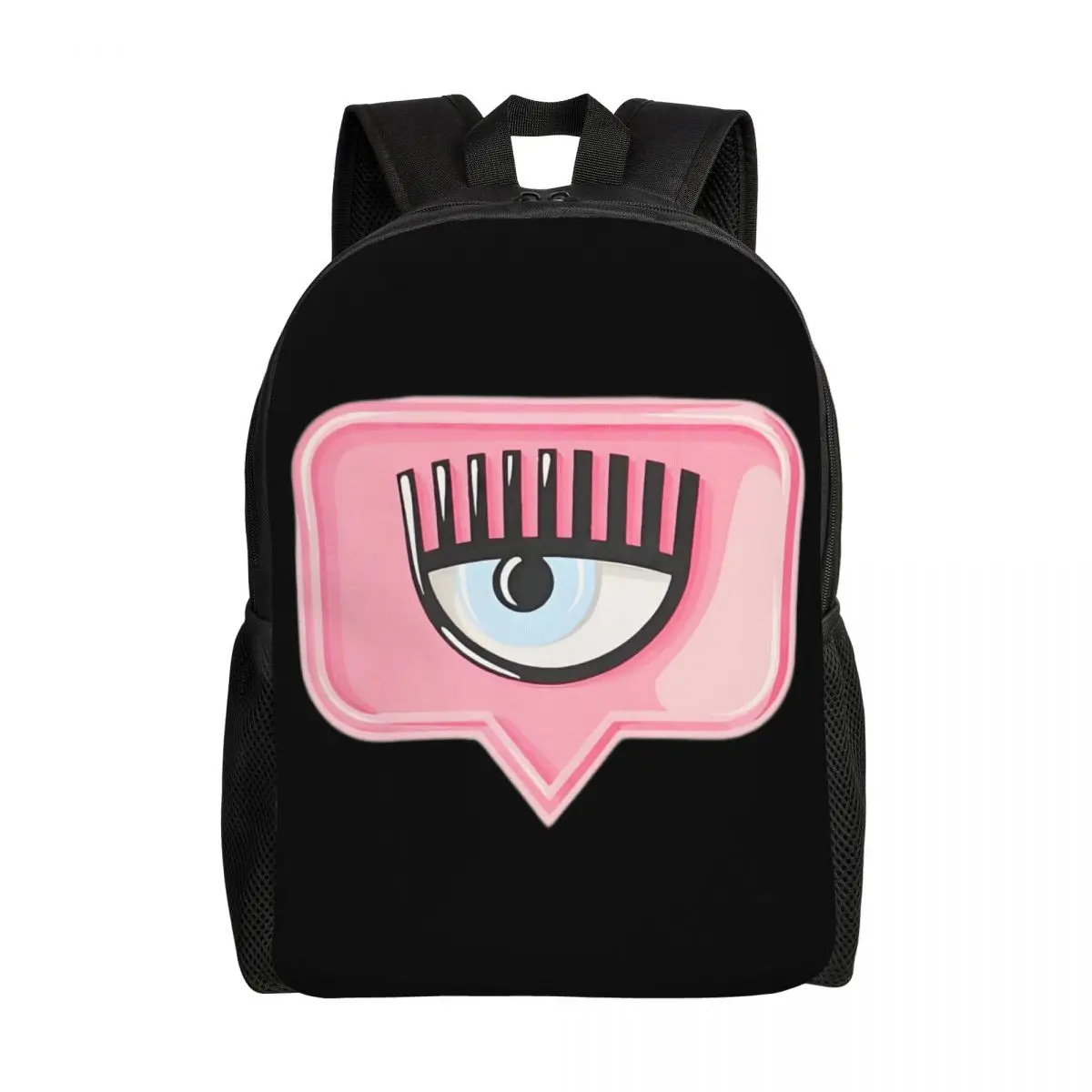 

Custom Ferragnies Eyes C-Chiara Backpack for Men Women Waterproof College School Bag Printing Bookbags