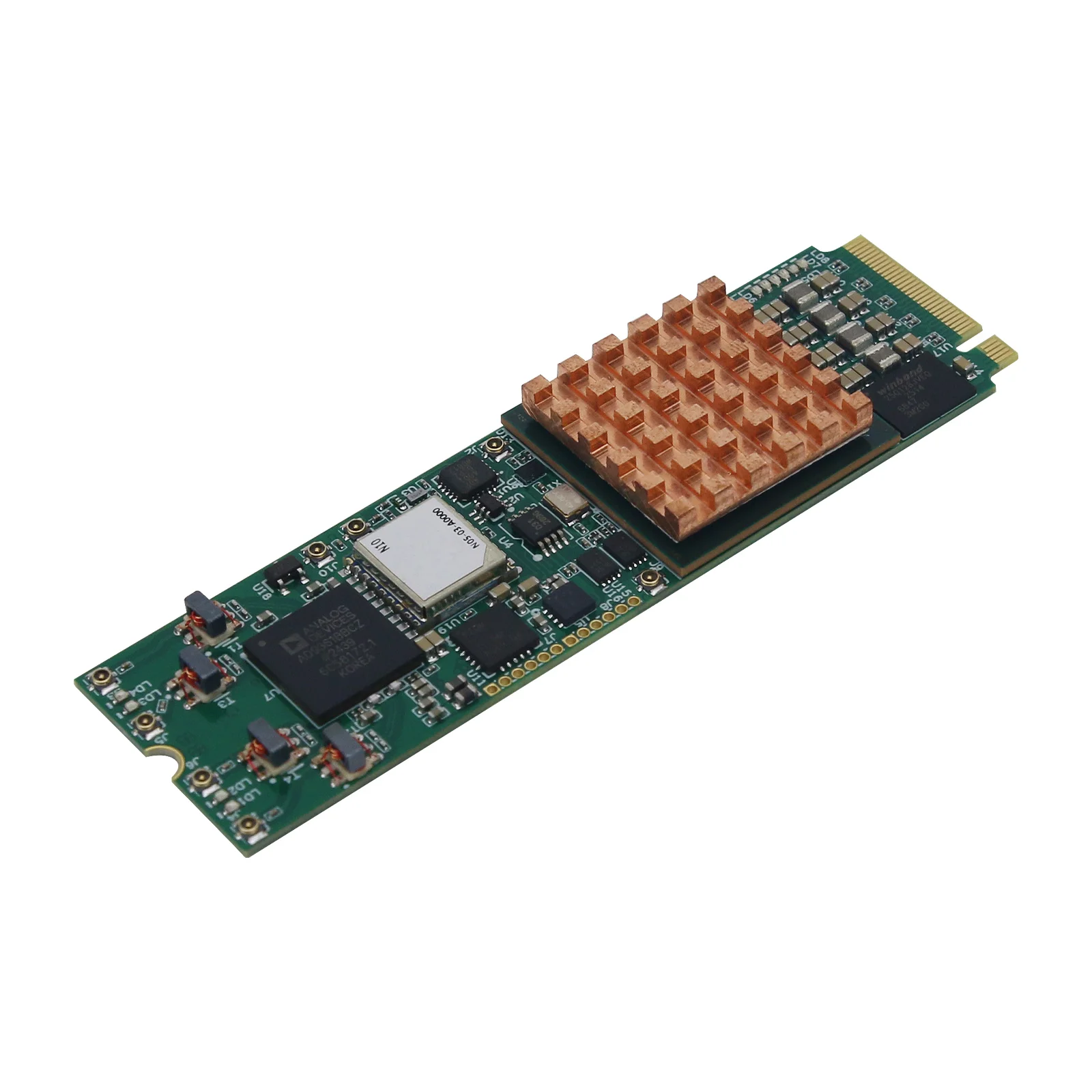 HamGeek M2SDR Software Defined Radio M.2 XC7A200 RF Transceiver Module GPSDO 40M Clock Output view 4