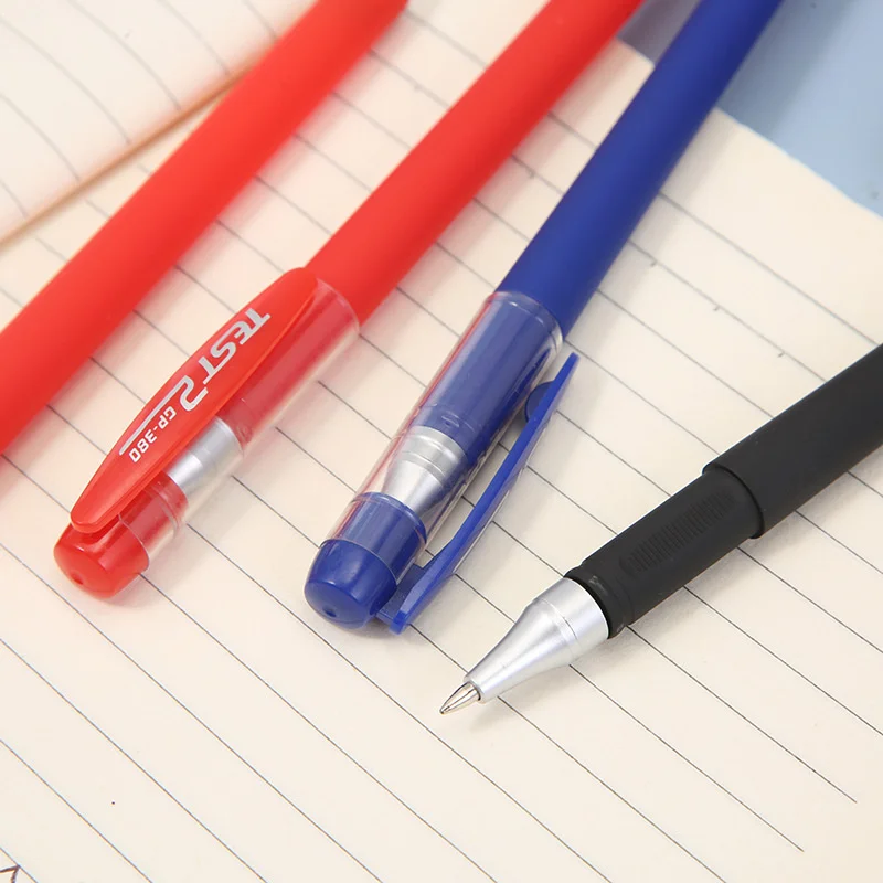 Kantoorbenodigdheden 0.5Mm Handtekening Pen Neutrale Pen Voor Studenten Examen Zwarte Potloodpatroon Hoes