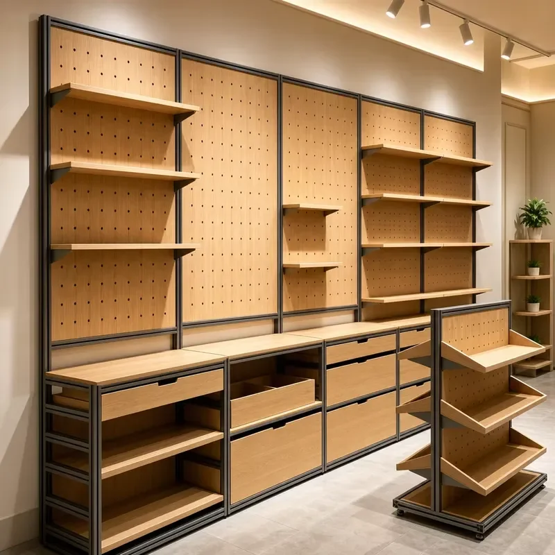 Display Rack Led Display Supermarket Shelf Outdoor Furniture Stacking Rack Shelf Showcase Shoe Cabinet Supermarket Display
