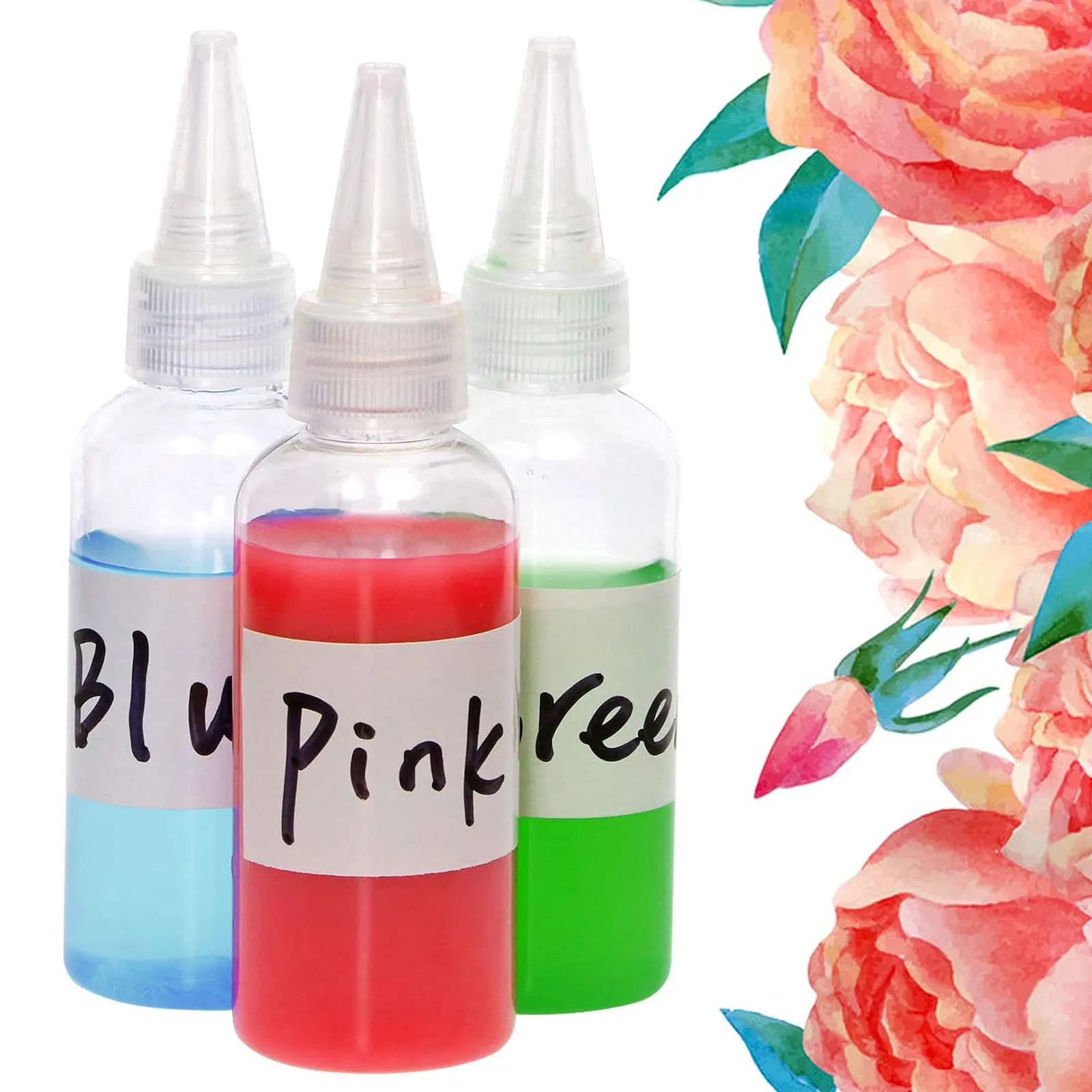 

36pcs Plastic Lids For Jars Bottles Leakproof Caps Small Hole Waterproof Storage Jar Bottle Cap Home Use Indoor Bottle Lids