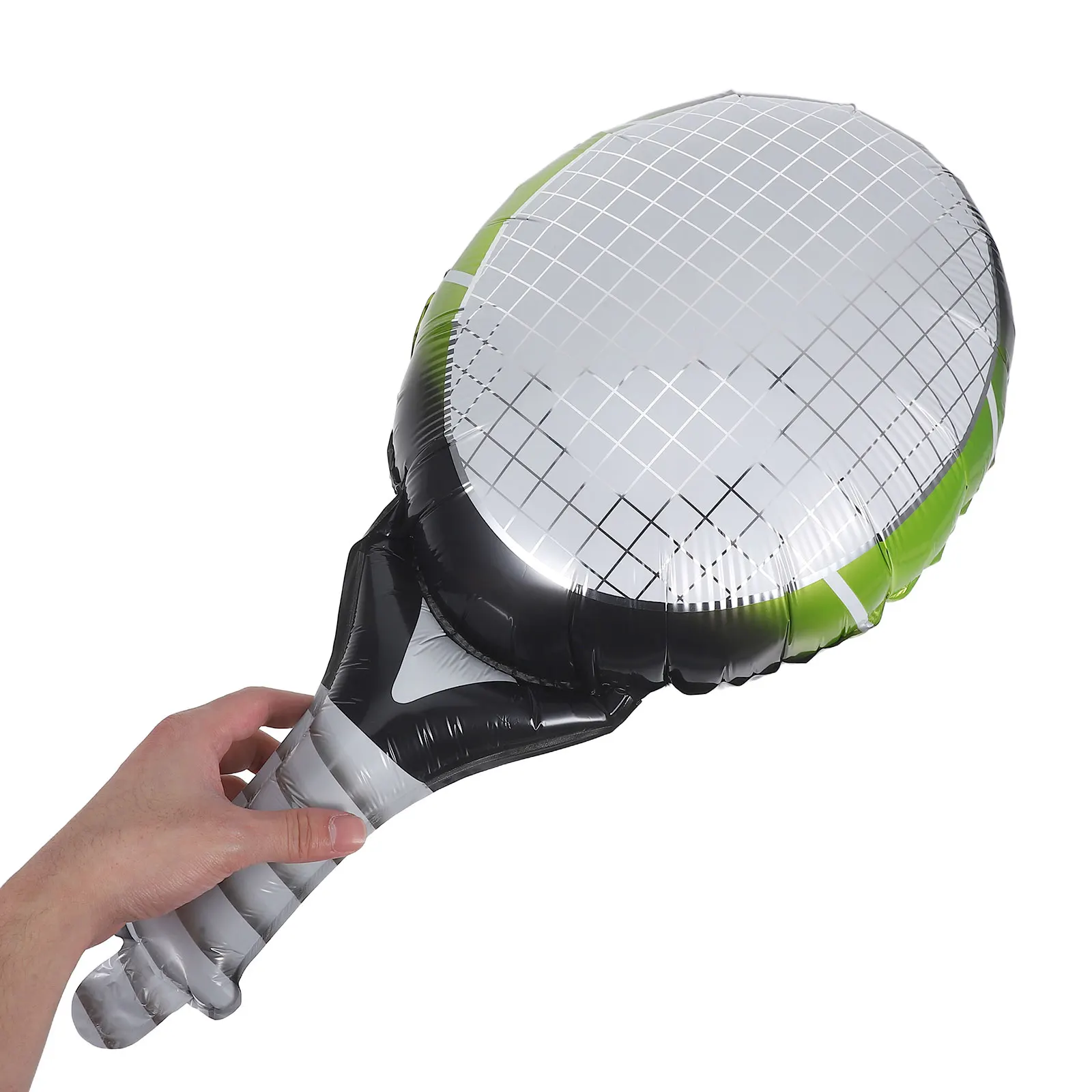 

1Set Tennis Ball Rackets Aluminum Foil Balloons Party Decoration Birthday Tennis Balloon Decor Birthday Party Supplies