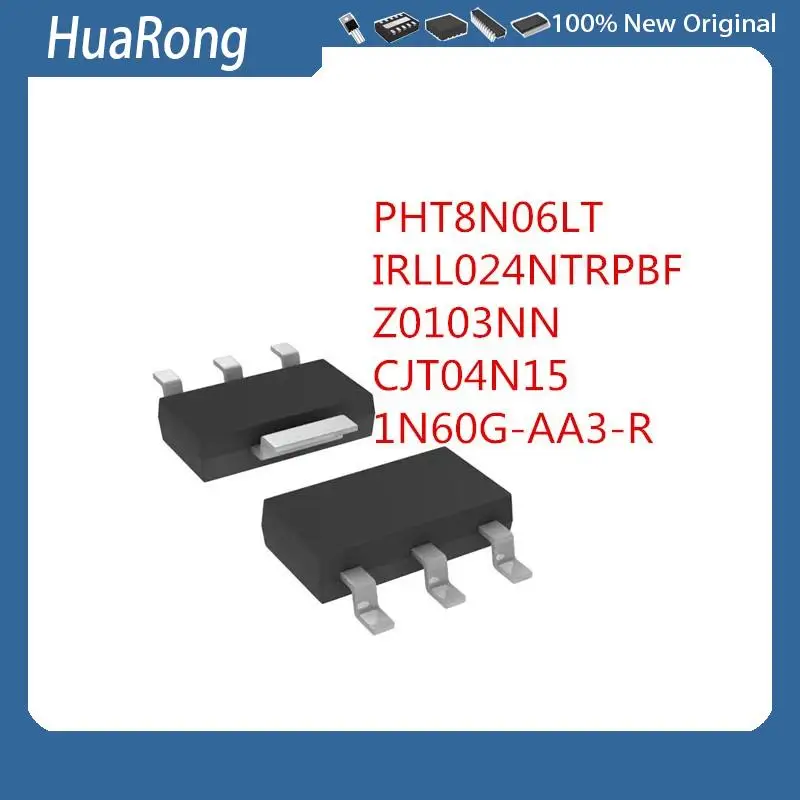 50PCS/LOT     PHT8N06LT   8N06LT   IRLL024NTRPBF   LL024N   0103NN   Z0103NN  CJT04N15  T04N15  1N60G   1N60G-AA3-R    SOT-223