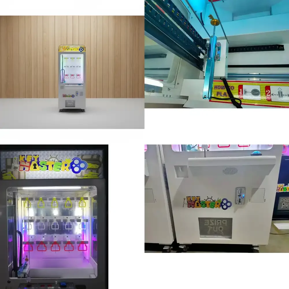 Win Sneakers from a Vending Machine Keymaster Redemption Arcade Game to Unlock Prizes and Claw Machine