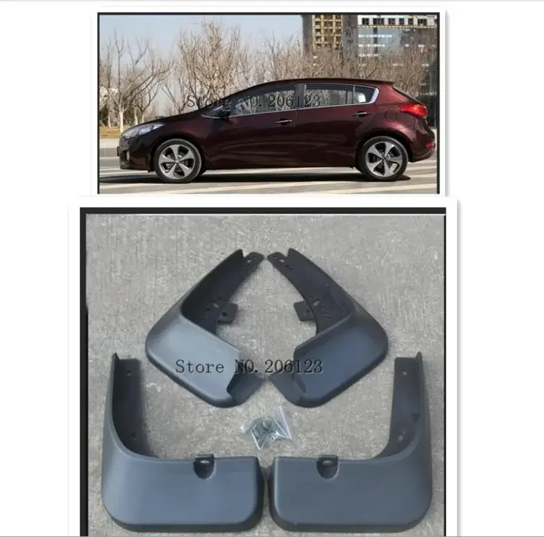 Car Mud Flaps For Kia Forte 5 Cerato K3 2014 2015 2016 Hatchback Mudflaps Splash Guards Mud Flap Mudguards Fender Front Rear