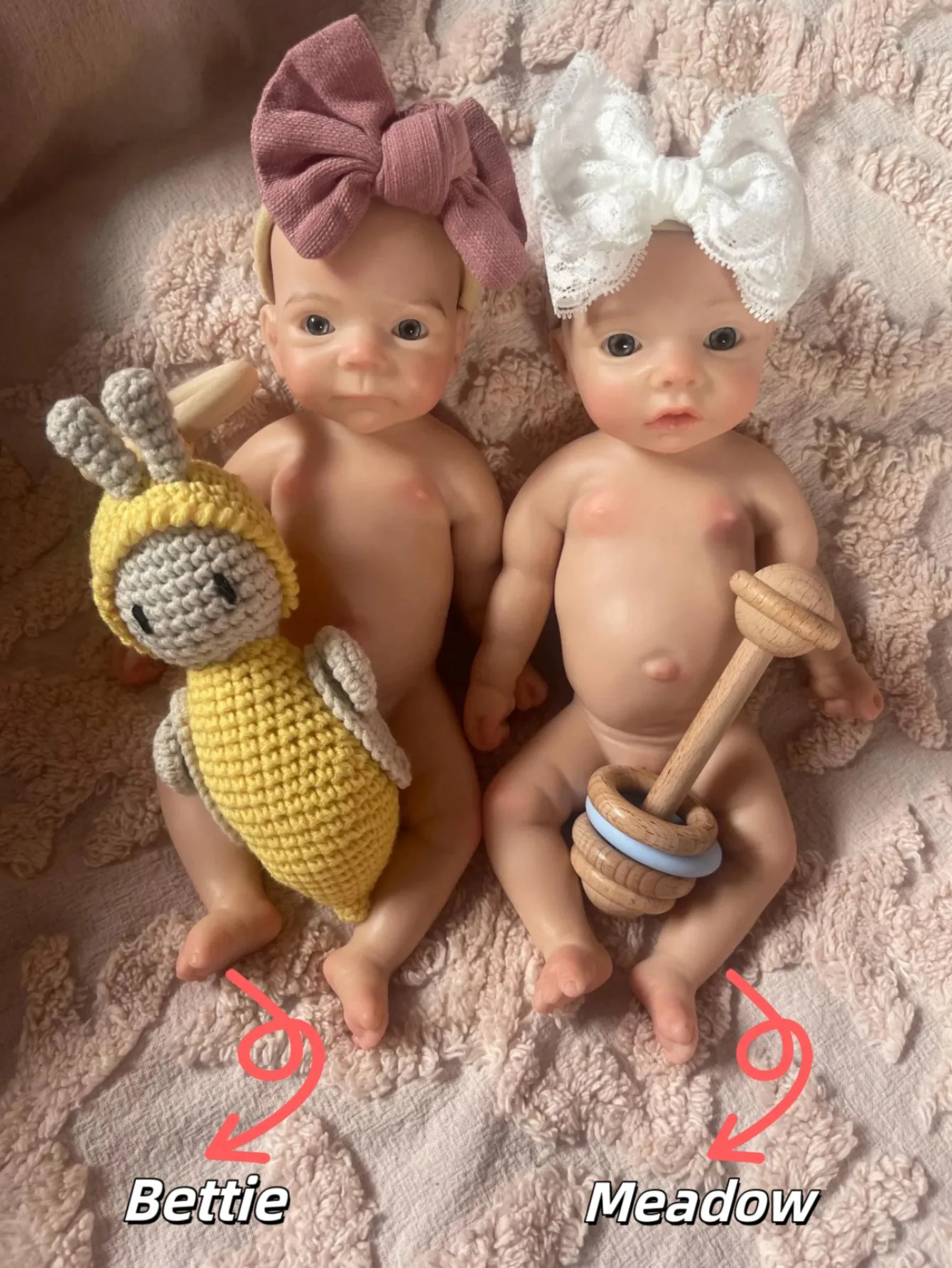 

1PC 10 Inch Full Body Silicone Doll Girl Handmade Lifelike Newborn Baby Doll For Children Birthday Gifts