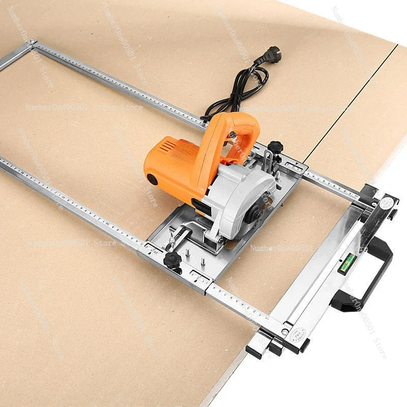 Multifunctional Portable Saw Guide Rail Positioning Track for Circular Saw Wood Tile Cutting High Precision Carpentry Tool