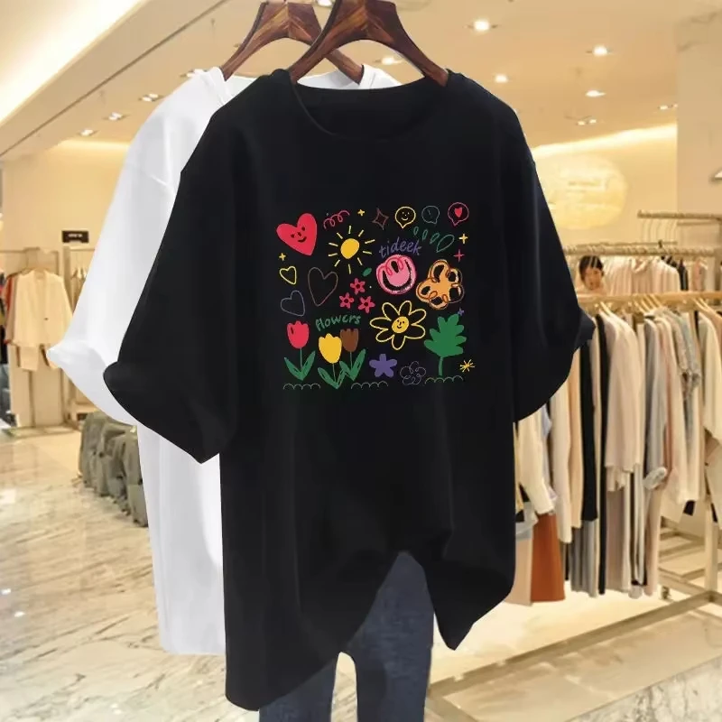 

Motorcycle Women's Men's Crew Neck Short Sleeve T-Shirt Fashion Clothing Printing Basic Summer Fashion Casual Loose Y2K
