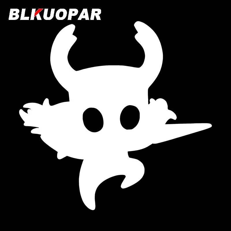 BLKUOPAR Hollow Knight Car Stickers Creative Vinyl Decals Waterproof Die Cut likable Scratch-Proof Windows Helmet Accessories