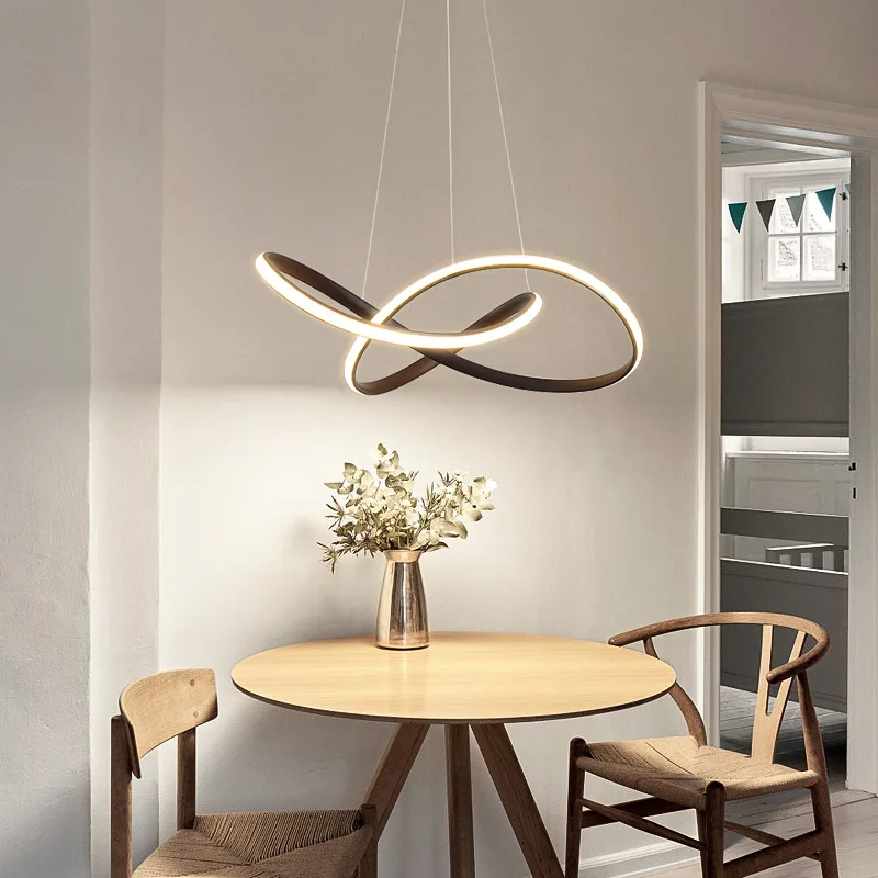 Restaurant chandelier Modern minimalist dining room dining table light Bar counter Bedroom