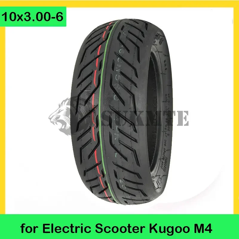 10x3.00-6 Tubeless Tire for Electric Scooter Kugoo M4 Pro 10 Inch City-road Vacuum Tire 10x3 Inch Tyre