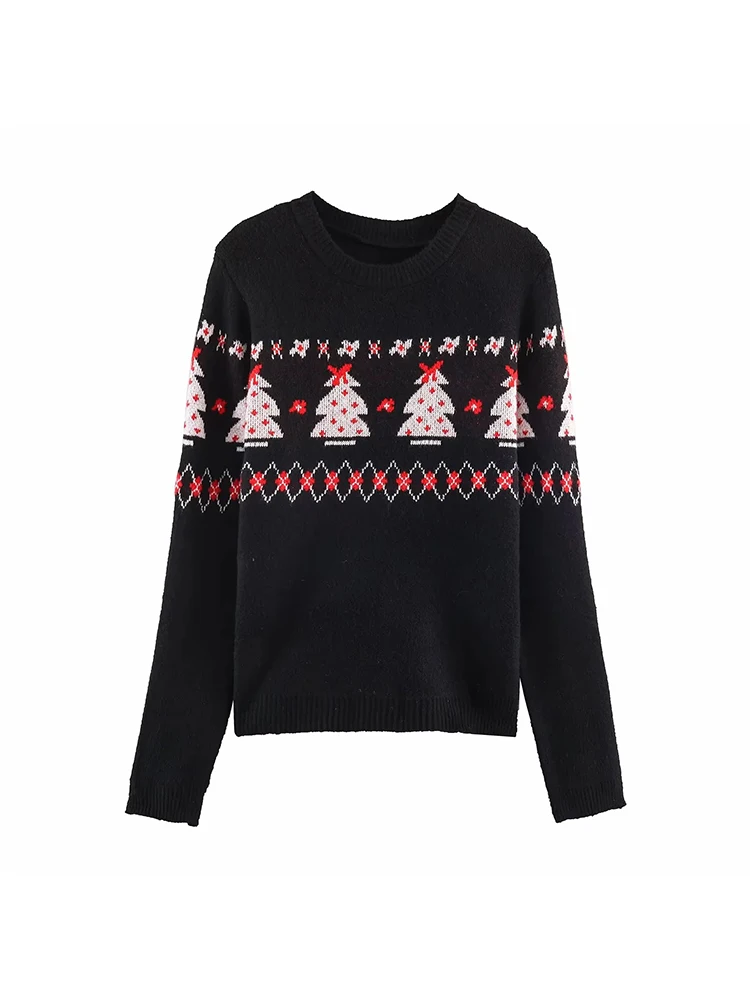 Women Fashion Printing Pattern Pleated Two Piece Sets Womens Round Neck Long Sleeves Top Elastic Waist Skirtautumn New